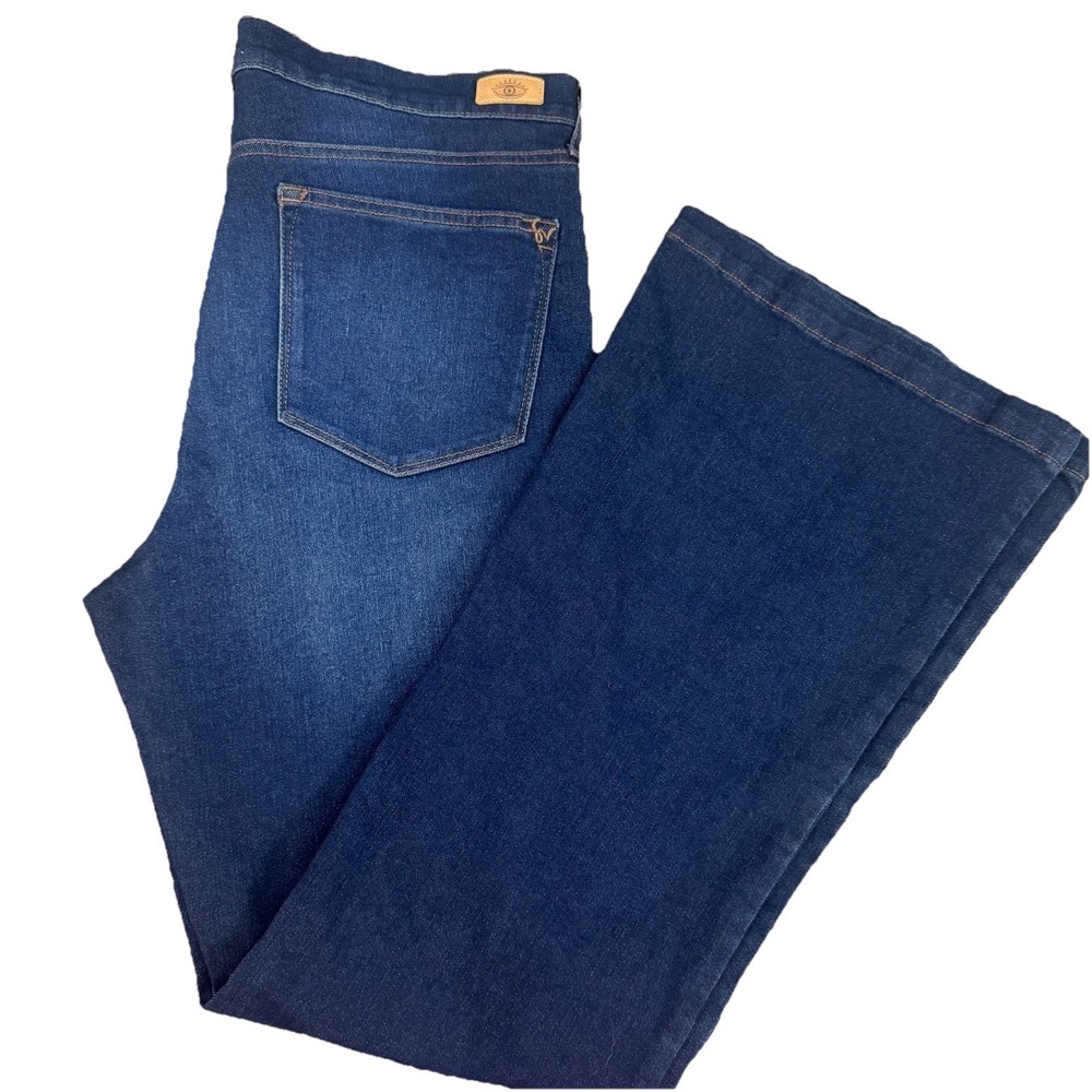Sofia Jeans by Sofia Vergara Melisa Super High Rise‎ Flare Pull On Dark Wash